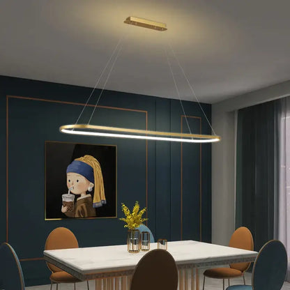 Modern gold iron dining chandelier ceiling lamp for kitchen