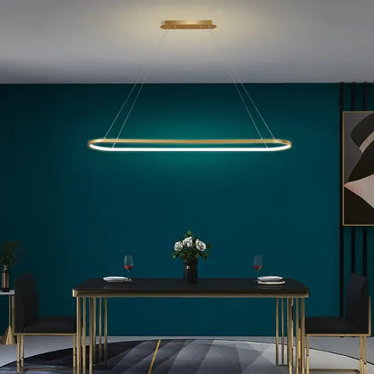Modern gold iron dining chandelier ceiling lamp for kitchen