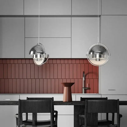 Modern gold layered danish pendant light living room