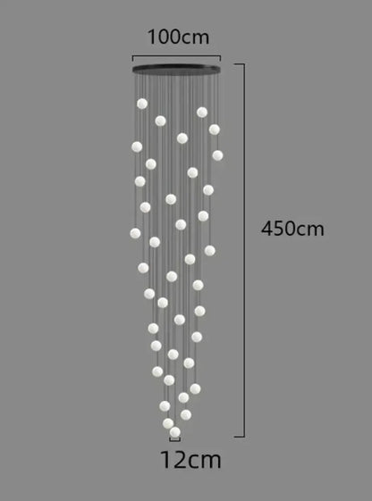 Modern gold led ceiling lamp chandelier for dining room