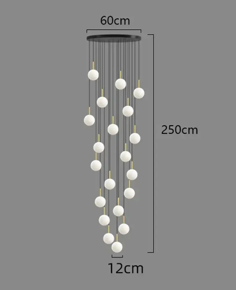 Modern gold led ceiling lamp chandelier for dining room