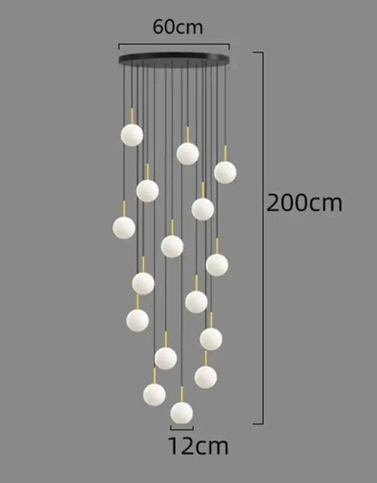 Modern gold led ceiling lamp chandelier for dining room