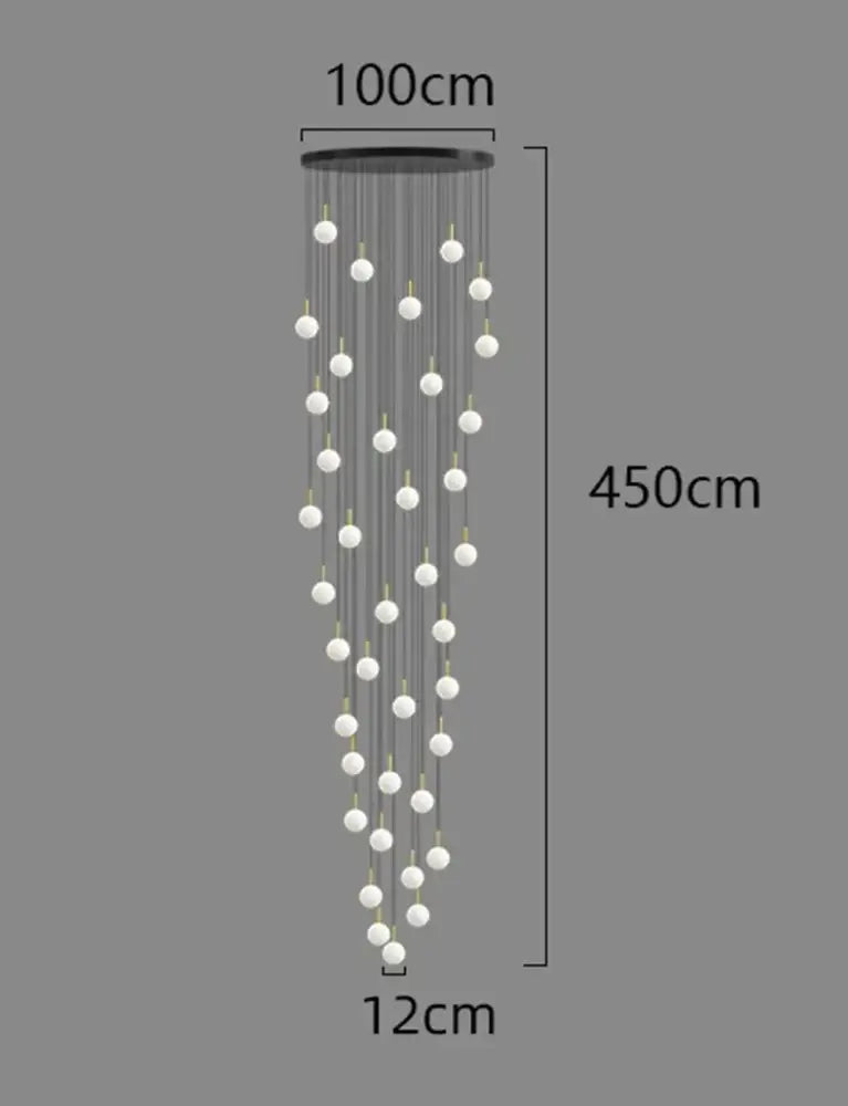 Modern gold led ceiling lamp chandelier for dining room