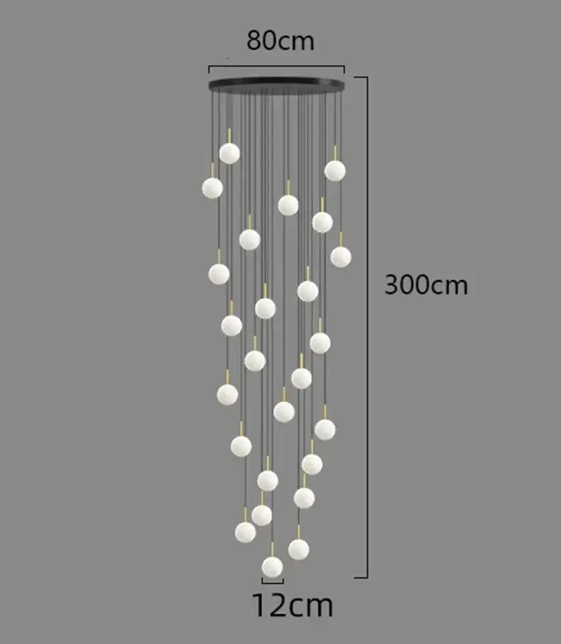 Modern gold led ceiling lamp chandelier for dining room