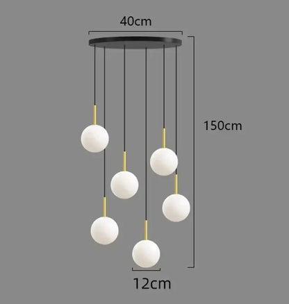 Modern gold led ceiling lamp chandelier for dining room