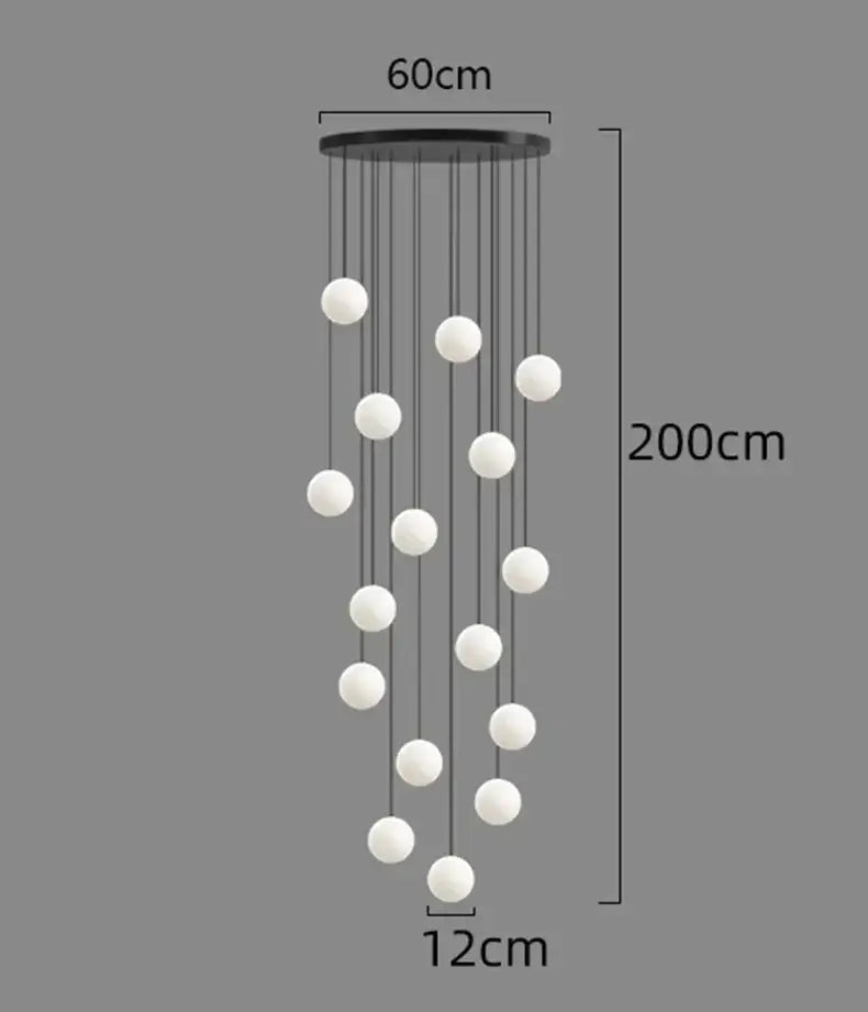 Modern gold led ceiling lamp chandelier for dining room