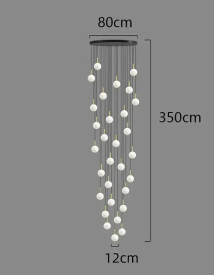 Modern gold led ceiling lamp chandelier for dining room