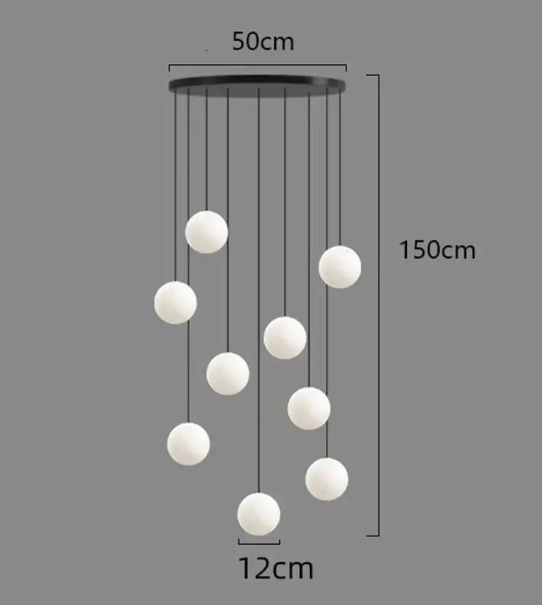 Modern gold led ceiling lamp chandelier for dining room