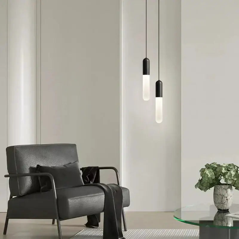 Modern gold led pendant lamp bedroom & kitchen lighting
