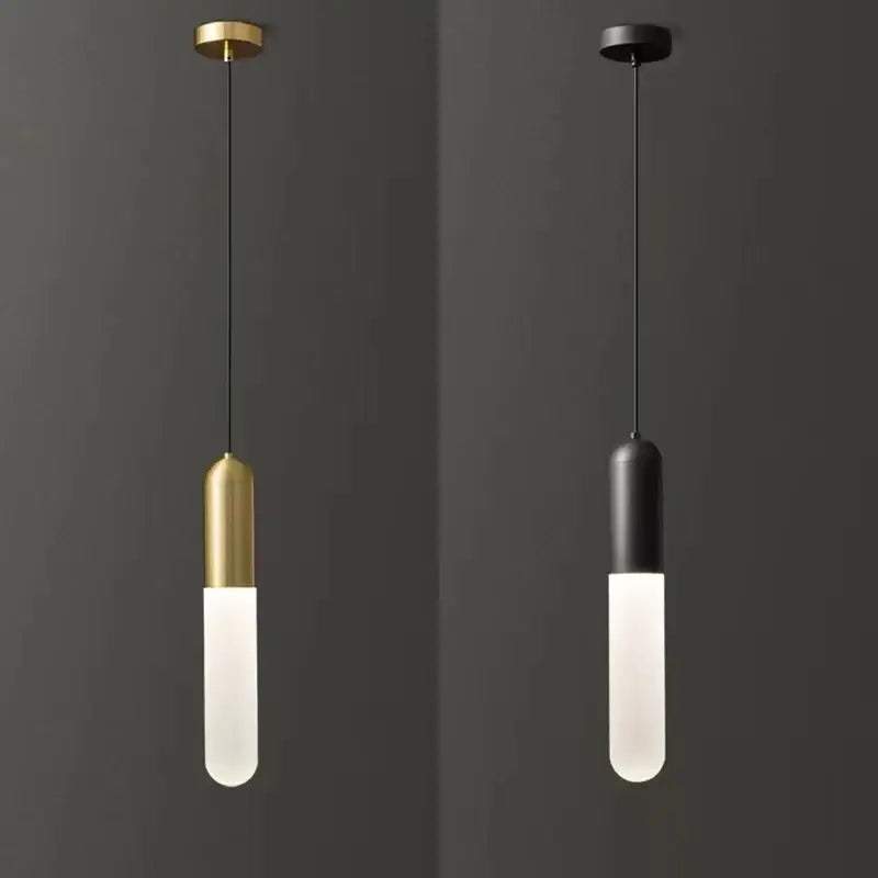 Modern gold led pendant lamp bedroom & kitchen lighting