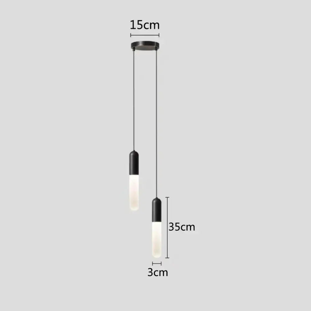 Modern gold led pendant lamp bedroom & kitchen lighting