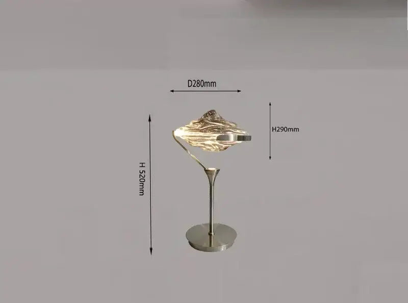 Modern gold led pendant lamp with textured glass for dining room