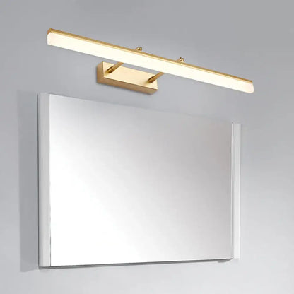 Modern gold led vanity lamp bathroom linear wall light