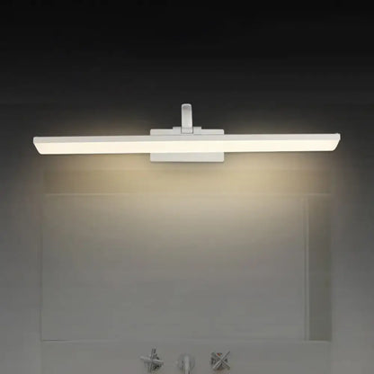 Modern gold led vanity light bathroom acrylic swivel wall fixture