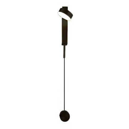 Modern gold led wall lamp with dimming switch for bedroom
