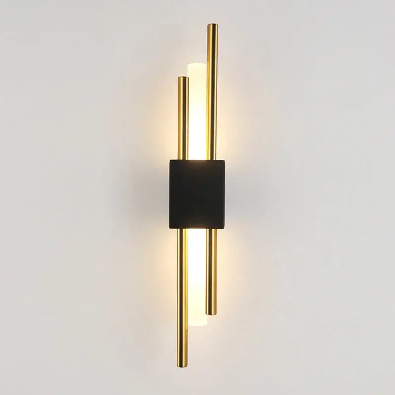 Modern gold led wall sconce bedroom ambient lighting