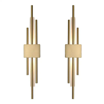 Modern gold led wall sconce bedroom ambient lighting