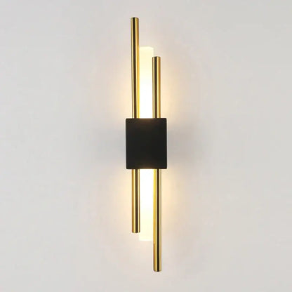 Modern gold led wall sconce bedroom ambient lighting