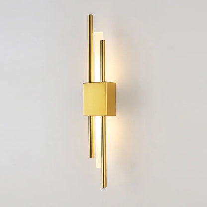 Modern gold led wall sconce bedroom ambient lighting