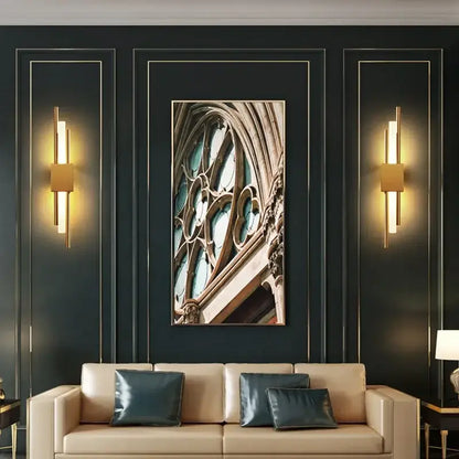 Modern gold led wall sconce bedroom lighting