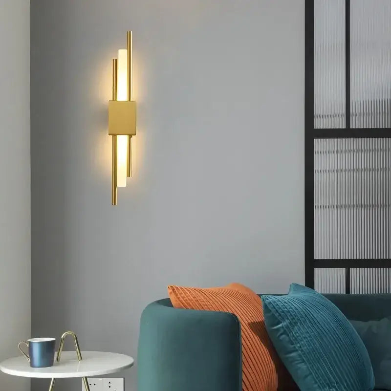 Modern gold led wall sconce bedroom lighting