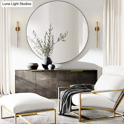 DecorBites™ Modern Gold Linear LED Wall Lamp for Stylish Living Room Lighting
