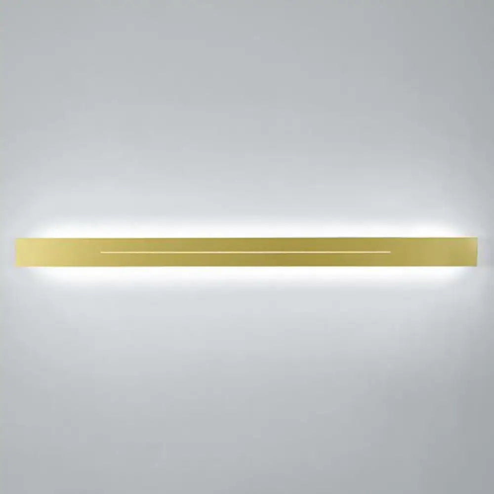 Modern gold linear led wall light fixture living room sconce