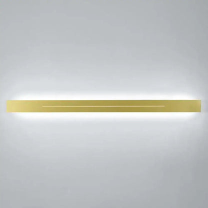 Modern gold linear led wall light fixture living room sconce