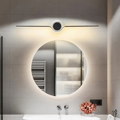 Modern gold linear led wall sconce bathroom light with maximum bulb