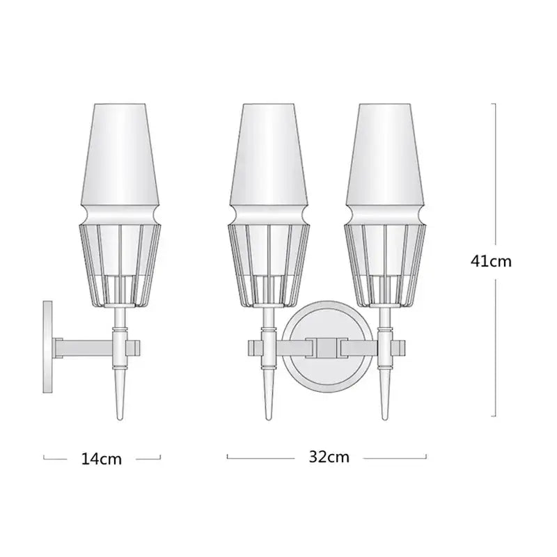 Modern gold lustre glass chandelier dining room pendant light