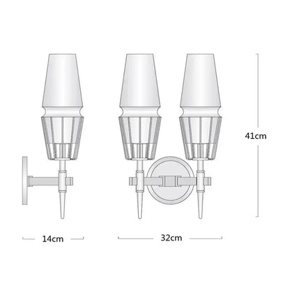 Modern gold lustre glass chandelier dining room pendant light