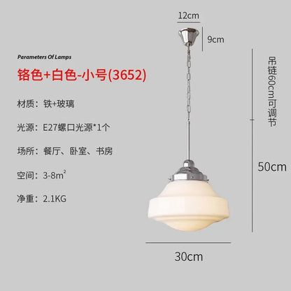 Modern gold lustre pendant light tiered glass shade kitchen fixture
