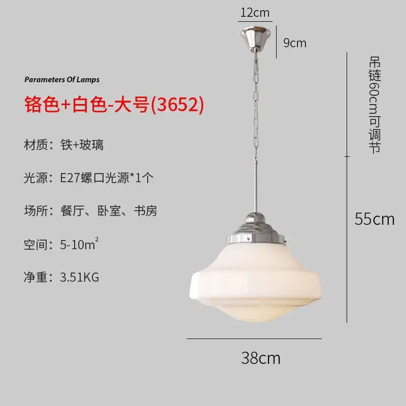 Modern gold lustre pendant light tiered glass shade kitchen fixture
