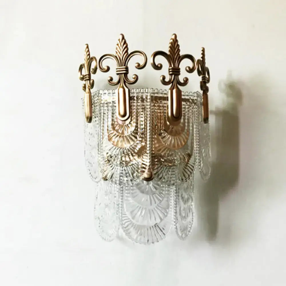 Modern gold mask canvas wall art living room decor 110v-120v light