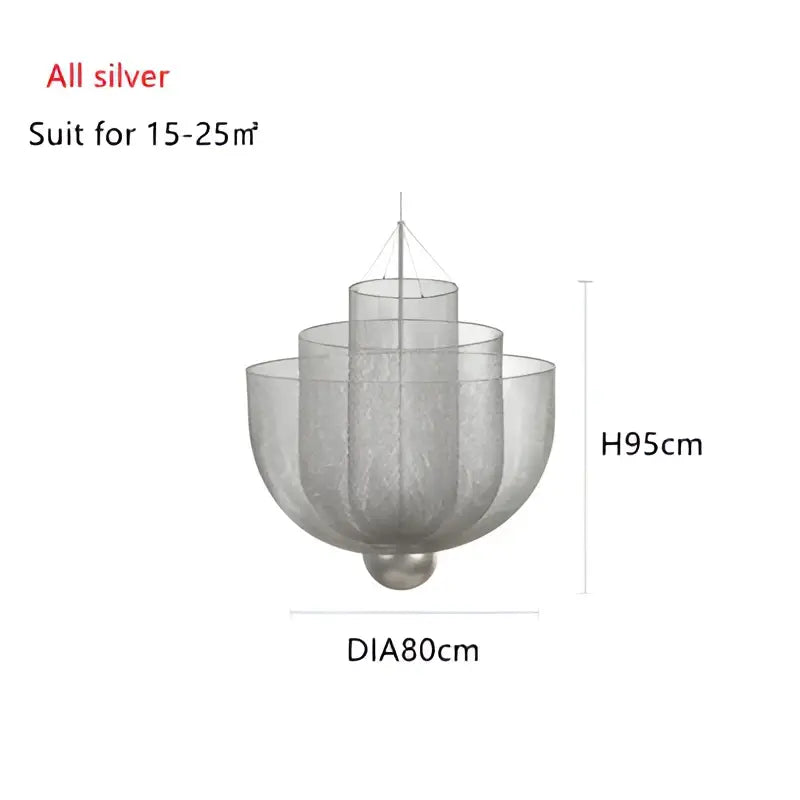 Modern gold mesh grid ceiling chandelier dining room led light