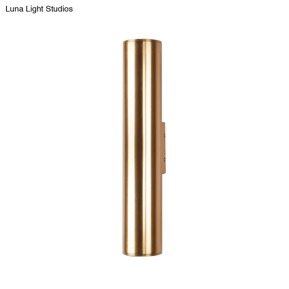 Modern gold metal fixture wall lamp for corridor