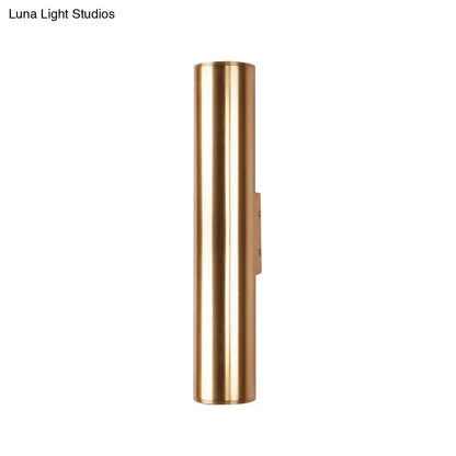 Modern gold metal fixture wall lamp for corridor