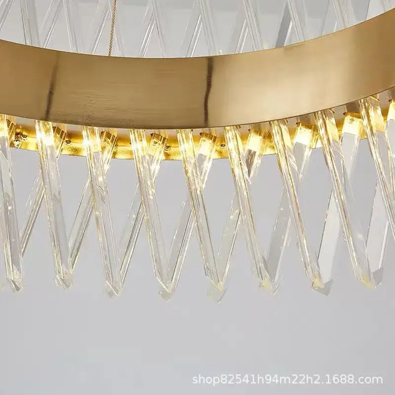 Modern gold metal s shape lustre led pendant lamp dining room