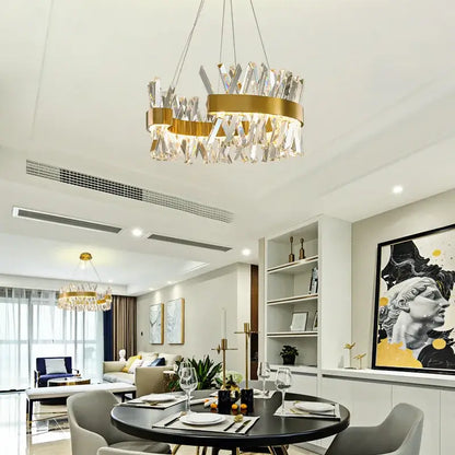 Modern gold metal s shape lustre led pendant lamp dining room