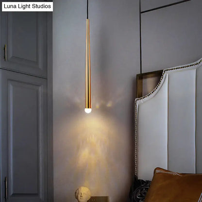 Modern gold metal shade led sconce living room 110v-120v light