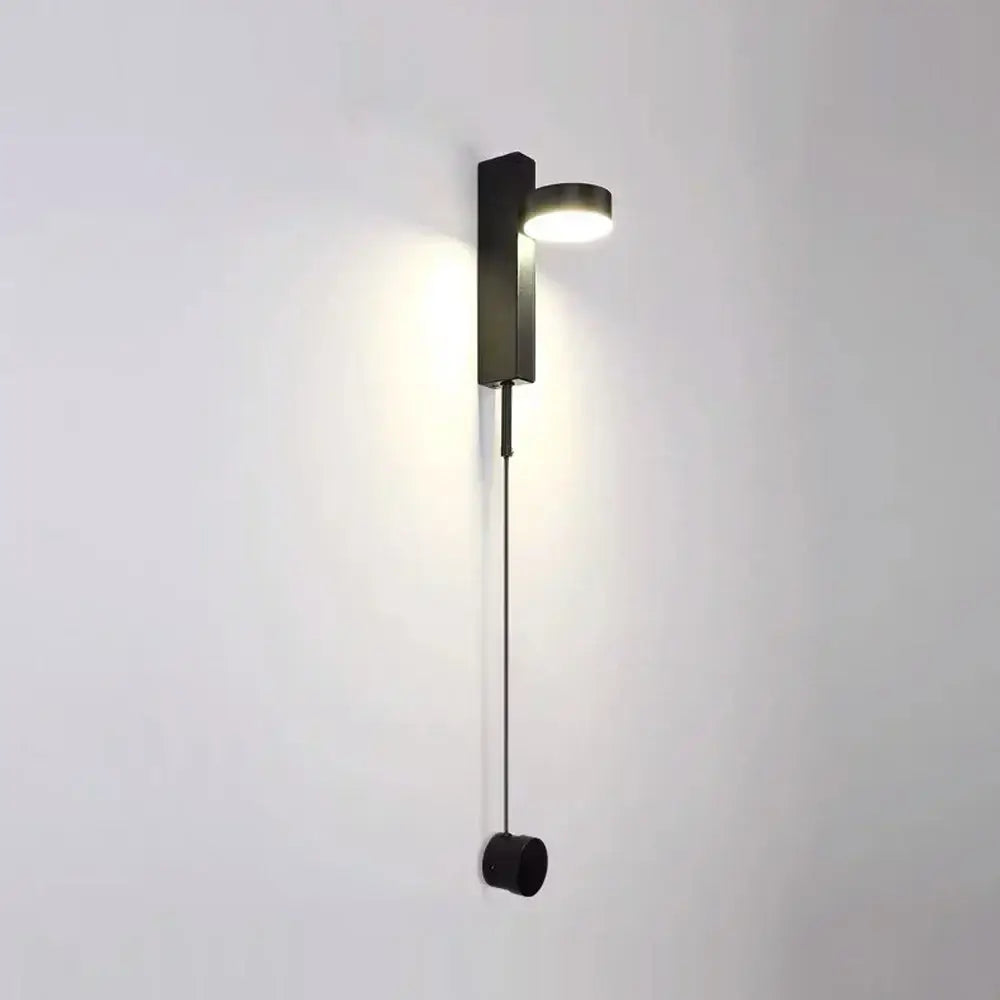 Modern gold minimalist led wall lamp for living room art light