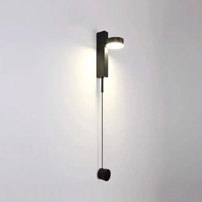 Modern gold minimalist led wall lamp for living room art light
