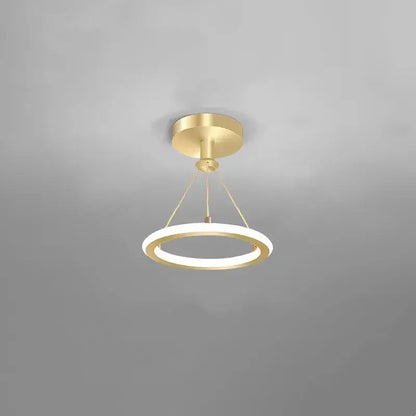 Modern gold plated chandelier with black arms for living room