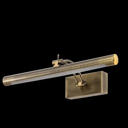 Modern gold rectangular led vanity mirror light bathroom fixture