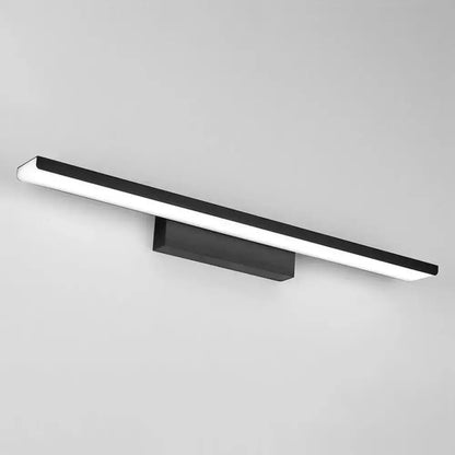 Modern gold rectangular led vanity sconce bathroom wall light