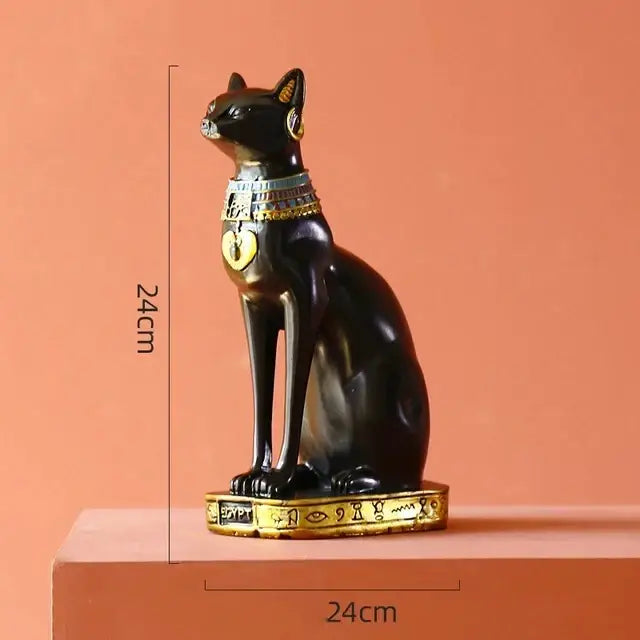 Modern gold resin sculpture living room abstract figurine