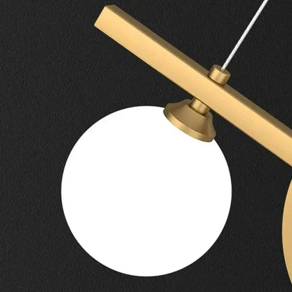Modern gold ring elegant chandelier dining room pendant light