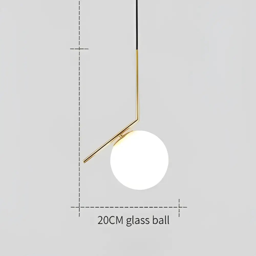 Modern gold ring pendant light with frosted glass for living room