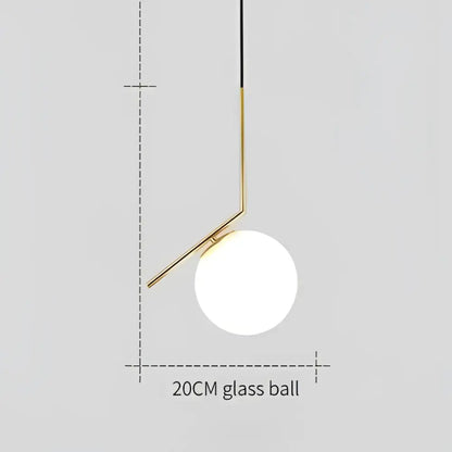 Modern gold ring pendant light with frosted glass for living room