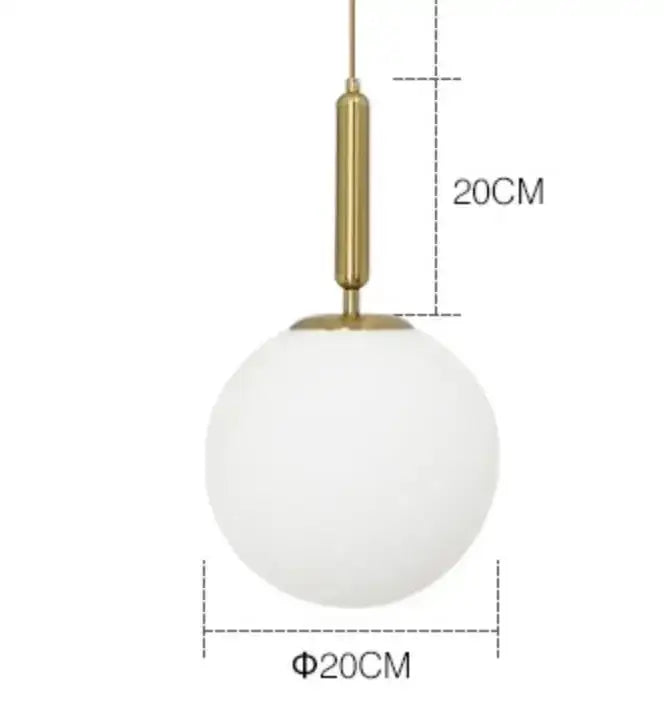 Modern gold ring pendant light with frosted glass for living room